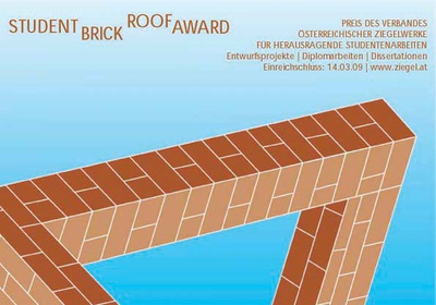 Student Brick & Roof Award-AusschnittPlakat