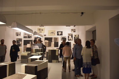 Eröffnung der Ausstellung "Arthur Salner: Raumbilderwelten" am 29. September 2016, Foto © aut