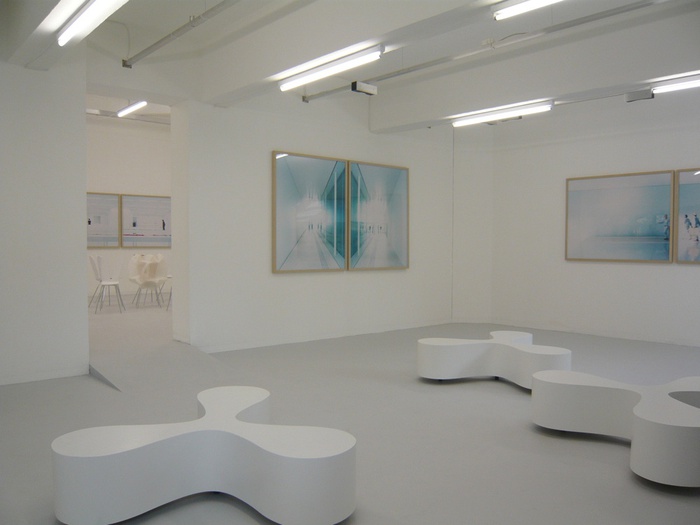 Blick in die Ausstellung im aut