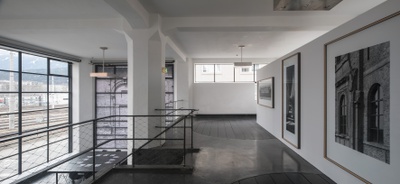 Blick in die Ausstellung "Klaus Kinold: Hans Döllgast und Rudolf Schwarz" im aut