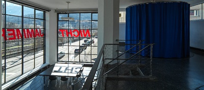 Blick in die Ausstellung "legislating architecture | architecting after politics" im aut - © Günter R. Wett