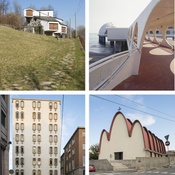 6 in der Ausstellung "italomodern 2" gezeigte Projekte