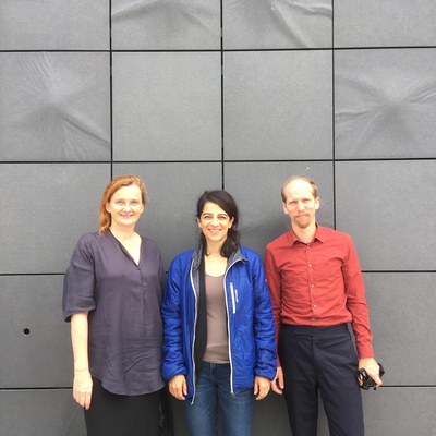 Die Jury 2018: Carmen Wiederin, Elli Mosayebi, Hannes Mayer