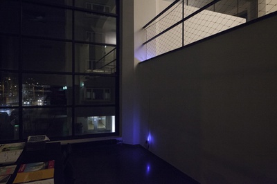 Blick in die Ausstellung "Rens Veltman: Infra und Ultra oder Colonise the Dark"