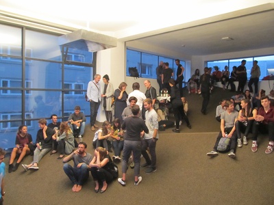 Ausstellungseröffnung "Snøhetta: Relations" - die "soziale Landschaft" wurde zum Leben erweckt.