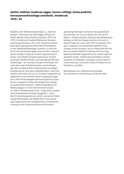 Einführungsseite Terrassenwohnanlage Sonnleitn