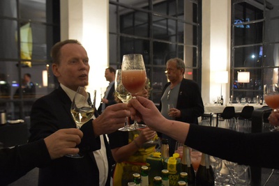 Abendessen mit Partnern, Sponsoren und Förderern im aut am 3. Feber 2024