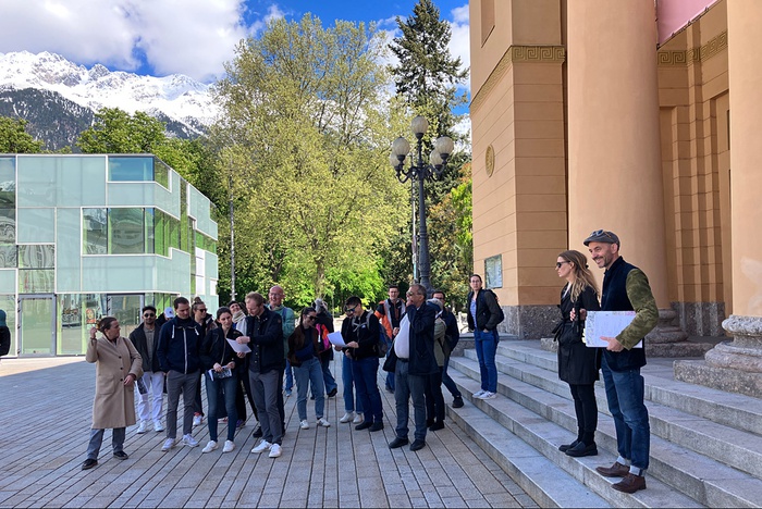 Stadtspaziergang mit Kathrin Aste und Martin Scharfetter im Rahmen von "30 Jahre aut"