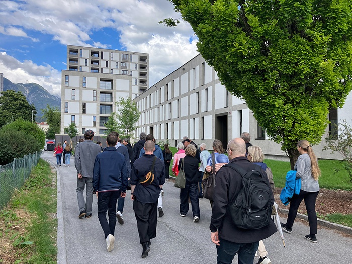 "Vor Ort" beim Wohnbau "Am Zeughaus"