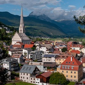 Blick auf die Oberstadt von Imst
