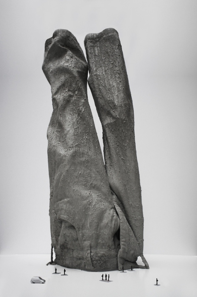 the next ENTERprise - architects, Turm Konfektionsgröße 116, Arbeitsmodell