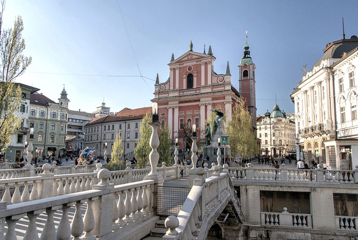 Jože Plečnik, Drei Brücken (1932), Ljubljana