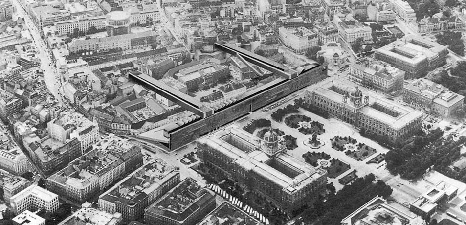 PAUHOF Architekten, Synthese Museum vor / über / in den ehemaligen Hofstallungen, 1987 – 2016