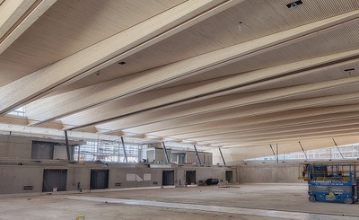 Dreifachturnhalle, Neu-Rum – © Mario Gasser Dreifachturnhalle, Neu-Rum