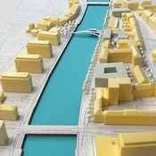 Studie „Marktviertel“, Innsbruck, Modell