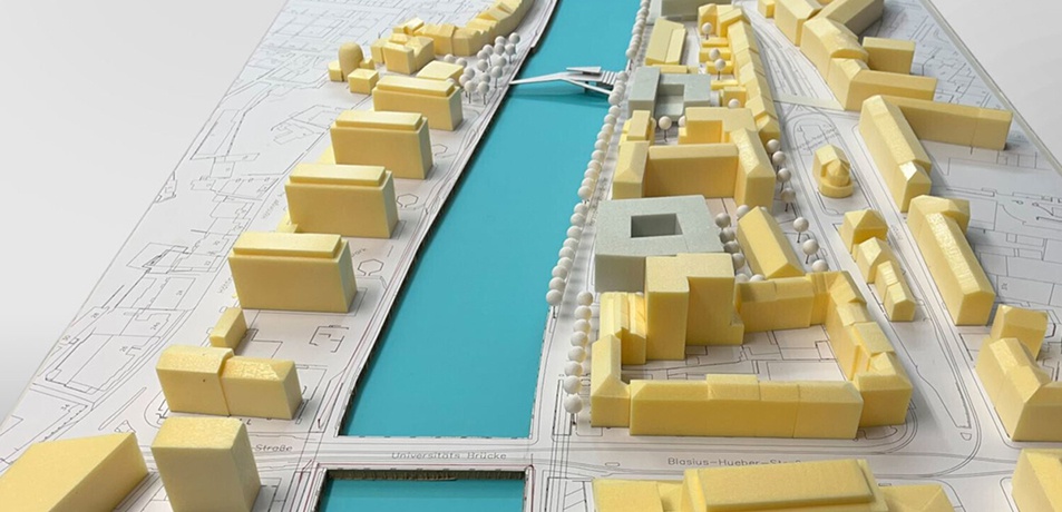 Studie „Marktviertel“, Innsbruck, Modell