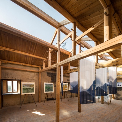 Dorfzentrum von DnA_Design and Architecture in Pingtian, China