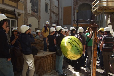 Baustellenrundgang Joanneum – © Andreas Strohriegel Baustellenrundgang Joanneum