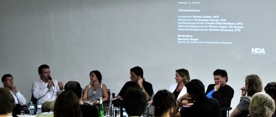 Gespräch zum Thema Baukultur und Architekturpolitik anlässlich der steiermärkischen Landtagswahl 2010