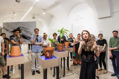 Ausstellungseröffnung Architecture After the Future, Präsentation Ersi Krouska