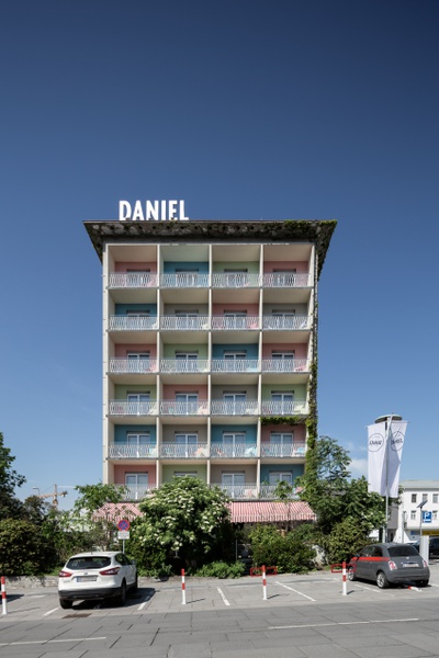Hotel Daniel
Georg Lippert, Josef Heinzle, Stephan Simony, Werner Aisslinger
1955, 2005, 2014