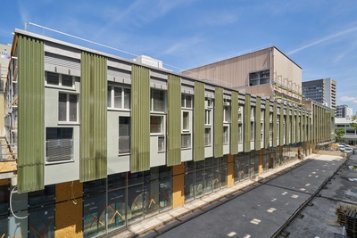 ELYS Lysbuechel Areal, baubüro in situ