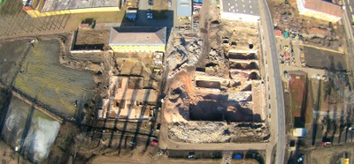 Baustelle Q5 (ÖSW), Reininghausgründe, Graz