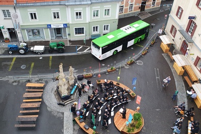 Marktplatz Oberzeiring – © FH Joanneum GmbH Marktplatz Oberzeiring