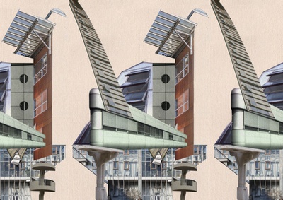 Collage Grazer Schule