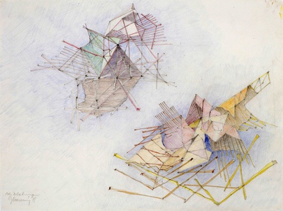 Arch. Zerbrechungen, 1981, Günther Domenig