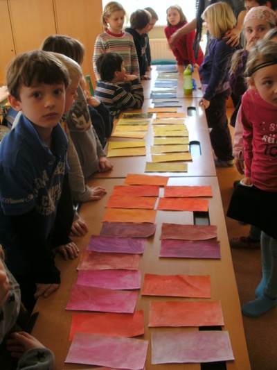 Volksschule Mariagrün – Workshop zur Farbgestaltung der neuen Schule