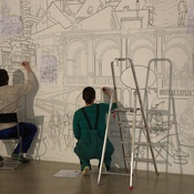 © studio ASYNCHROME bei der Arbeit im HDA