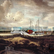 Scenarios On The Megalopolitan Future: The Recreated Utopia – © Collage © Pacôme Soissons Scenarios On The Megalopolitan Future: The Recreated Utopia