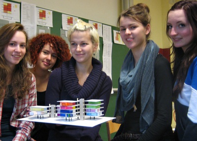 W:A:B - Baugruppenworkshop in der AHS Bruck/Mur, Jänner 2012 – © Karin Wallmüller W:A:B - Baugruppenworkshop in der AHS Bruck/Mur, Jänner 2012