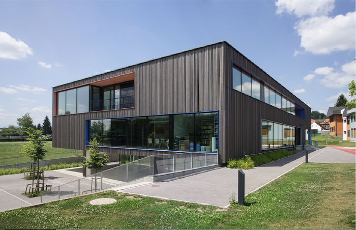 Winner of the Architecture Prize of the Province of Styria 2013: Primary School Hausmannstätten, planned by .tmp architekten