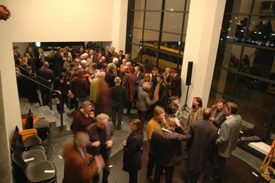 Eröffnung aut. architektur und tirol und Archiv für Baukunst am 14. Jänner 2005