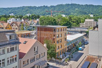Werkhof Binz, baubüro in situ