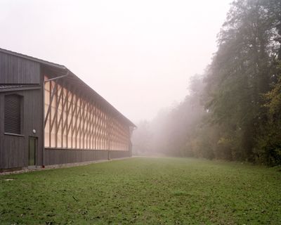 Turnhalle, Almannai Fischer mit Harald Fuchshuber