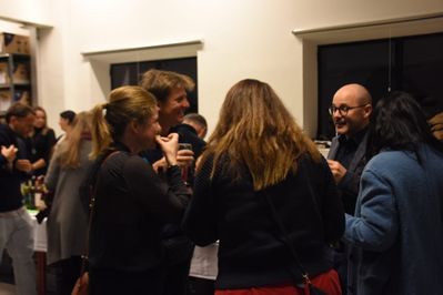 Umtrunk im Archiv für Bau.Kunst.Geschichte