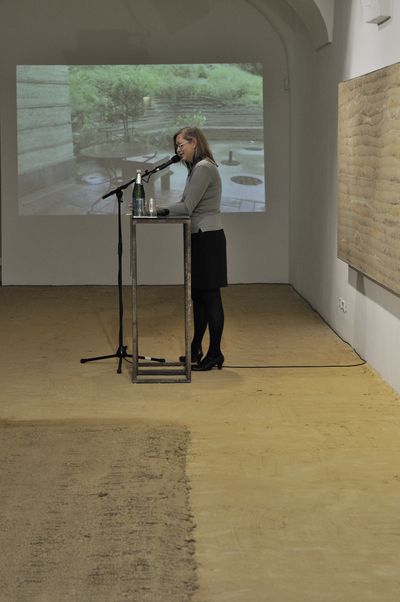 Ausstellungseröffnung Martin Rauch - Erosion, Eva Guttmann