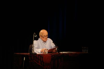 Lesung Friedrich Achleitner, Literaturhaus Graz – Architektursommer 2015
