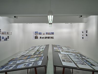 Blick in die Ausstellung "Neues Bauen in Tirol 2020"