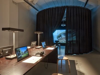 Blick in die Ausstellung "Über Othmar Barth"