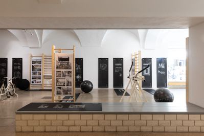 Ausstellung "Bauten für Bewegung" im HDA