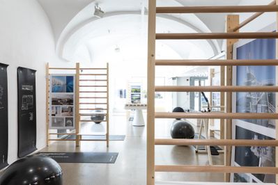 Ausstellung "Bauten für Bewegung" im HDA