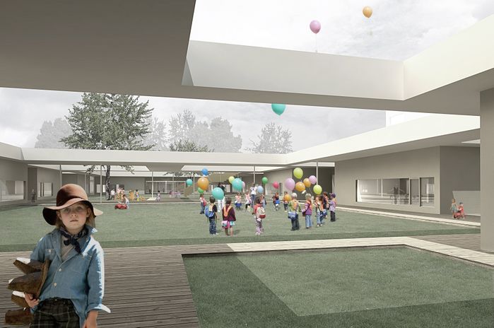 Häuser schaun: Kinderbetreuungseinrichtung KAGes und MUG, Gangoly + Kristiner Architekten