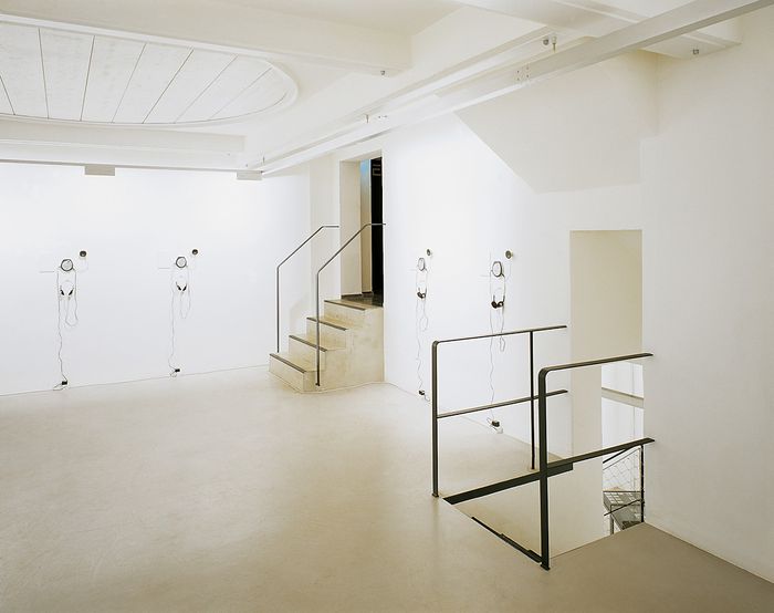 Blick in die Ausstellung "Vermessungen"