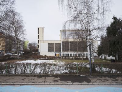 Kath. Pfarrkirche „Zur Heiligen Familie“, Kapfenberg-Walfersam, Ferdinand Schuster, 1962